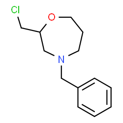 ChemSpider 2D Image | 4-Benzyl-2-(chloromethyl)-1,4-oxazepane | C13H18ClNO