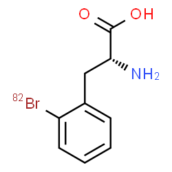 ChemSpider 2D Image | 2-(~82~Br)Bromo-D-phenylalanine | C9H1082BrNO2