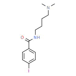 ChemSpider 2D Image | N-[4-(Dimethylamino)butyl]-4-iodobenzamide | C13H19IN2O