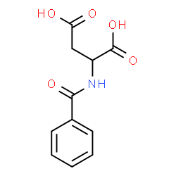 ChemSpider 2D Image | N-Benzoylaspartic acid | C11H11NO5