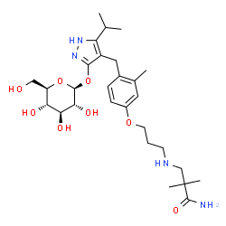ChemSpider 2D Image | mizagliflozin | C28H44N4O8