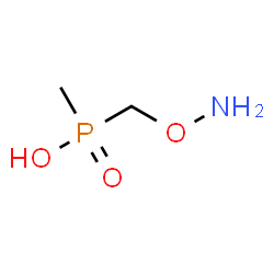 ChemSpider 2D Image | aminooxymethyl-methyl-phosphinic acid | C2H8NO3P