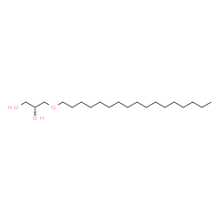 ChemSpider 2D Image | (2R)-3-(Heptadecyloxy)-1,2-propanediol | C20H42O3