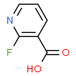 ChemSpider 2D Image | 2-Fluoronicotinic acid | C6H4FNO2