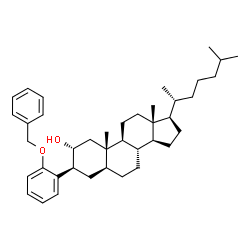 ChemSpider 2D Image | (2alpha,3beta,5alpha)-3-[2-(Benzyloxy)phenyl]cholestan-2-ol | C40H58O2