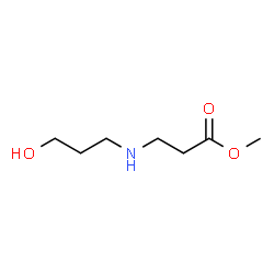 ChemSpider 2D Image | Methyl N-(3-hydroxypropyl)-beta-alaninate | C7H15NO3