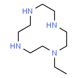 ChemSpider 2D Image | 1-Ethyl-1,4,7,10-tetraazacyclododecane | C10H24N4