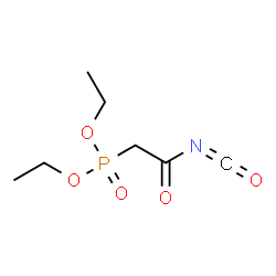 ChemSpider 2D Image | Diethyl (2-isocyanato-2-oxoethyl)phosphonate | C7H12NO5P