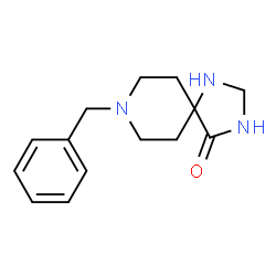 ChemSpider 2D Image | 8-Benzyl-1,3,8-triazaspiro[4.5]decan-4-one | C14H19N3O