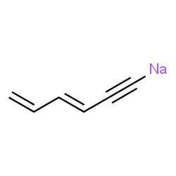 ChemSpider 2D Image | (3E)-3,5-Hexadien-1-yn-1-ylsodium | C6H5Na