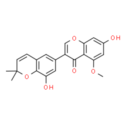 ChemSpider 2D Image | GLYCYRRHIZA ISOFLAVONE B | C21H18O6