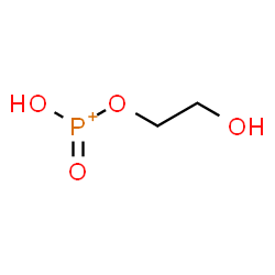 ChemSpider 2D Image | Hydroxy(2-hydroxyethoxy)oxophosphonium | C2H6O4P