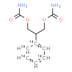 ChemSpider 2D Image | 2-(~14~C_6_)Phenyl-1,3-propanediyl dicarbamate | C514C6H14N2O4