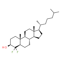 ChemSpider 2D Image | (3beta,5alpha)-4,4-Difluorocholestan-3-ol | C27H46F2O