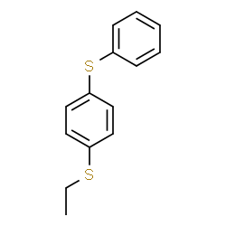 ChemSpider 2D Image | 1-(Ethylsulfanyl)-4-(phenylsulfanyl)benzene | C14H14S2