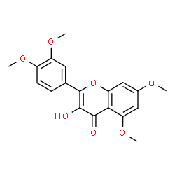 ChemSpider 2D Image | 3',4',5,7-Tetramethylquercetin | C19H18O7