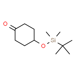 ChemSpider 2D Image | 4-(tert-Butyldimethylsilyloxy)cyclohexanone | C12H24O2Si