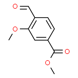 ChemSpider 2D Image | Methyl 4-formyl-3-methoxybenzoate | C10H10O4