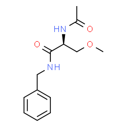 ChemSpider 2D Image | N~2~-Acetyl-N-benzyl-O-methyl-L-serinamide | C13H18N2O3