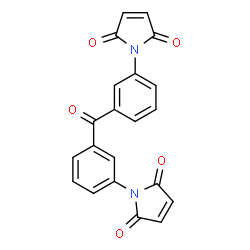 ChemSpider 2D Image | 1,1'-(Carbonyldi-3,1-phenylene)bis(1H-pyrrole-2,5-dione) | C21H12N2O5