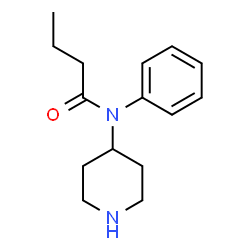 ChemSpider 2D Image | N-Phenyl-N-(4-piperidinyl)butanamide | C15H22N2O