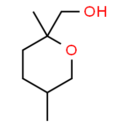ChemSpider 2D Image | tetrahydro-2,5-dimethyl-2H-pyranmethanol | C8H16O2