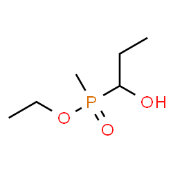 ChemSpider 2D Image | Ethyl (1-hydroxypropyl)methylphosphinate | C6H15O3P