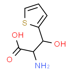 ChemSpider 2D Image | 3-(2-Thienyl)serine | C7H9NO3S