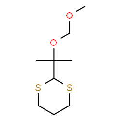 ChemSpider 2D Image | 2-[2-(Methoxymethoxy)-2-propanyl]-1,3-dithiane | C9H18O2S2