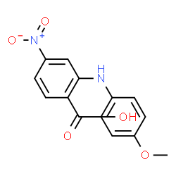 ChemSpider 2D Image | N-(4-Methoxyphenyl)-4-nitroanthranilic acid | C14H12N2O5