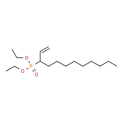 ChemSpider 2D Image | Diethyl 1-dodecen-3-ylphosphonate | C16H33O3P