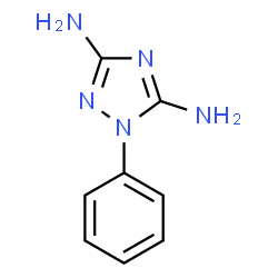 ChemSpider 2D Image | 1-Phenyl-1H-1,2,4-triazole-3,5-diamine | C8H9N5