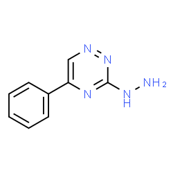 ChemSpider 2D Image | 3-Hydrazino-5-phenyl-1,2,4-triazine | C9H9N5