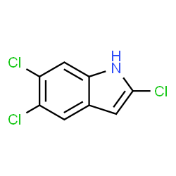 ChemSpider 2D Image | 2,5,6-Trichloro-1H-indole | C8H4Cl3N