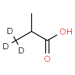 ChemSpider 2D Image | 2-Methyl(3,3,3-~2~H_3_)propanoic acid | C4H5D3O2