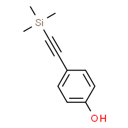 ChemSpider 2D Image | 4-[(Trimethylsilyl)ethynyl]phenol | C11H14OSi