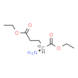 ChemSpider 2D Image | Diethyl L-(2-~13~C)glutamate | C813CH17NO4