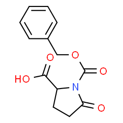 ChemSpider 2D Image | 1-[(Benzyloxy)carbonyl]-5-oxoproline | C13H13NO5