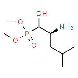 ChemSpider 2D Image | Dimethyl [(2S)-2-amino-1-hydroxy-4-methylpentyl]phosphonate | C8H20NO4P