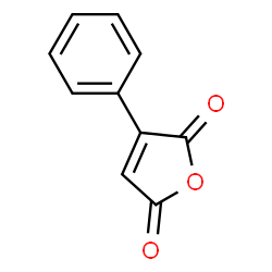 ChemSpider 2D Image | 3-Phenyl-2,5-furandione | C10H6O3
