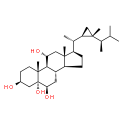 ChemSpider 2D Image | sarcoaldesterol A | C30H52O4