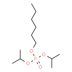 ChemSpider 2D Image | Hexyl diisopropyl phosphate | C12H27O4P