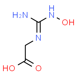 ChemSpider 2D Image | (Z)-N-[Amino(hydroxyamino)methylene]glycine | C3H7N3O3