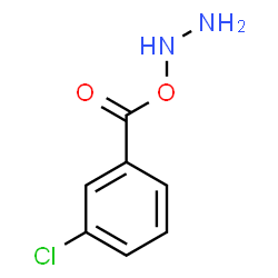 ChemSpider 2D Image | (3-Chlorophenyl)(hydrazinooxy)methanone | C7H7ClN2O2