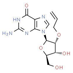 ChemSpider 2D Image | 2'-O-Allylguanosine | C13H17N5O5