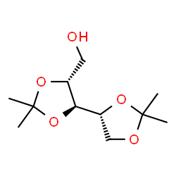 ChemSpider 2D Image | [(4S,4'R,5R)-2,2,2',2'-Tetramethyl-4,4'-bi-1,3-dioxol-5-yl]methanol | C11H20O5