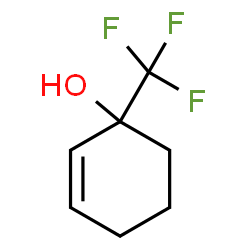 ChemSpider 2D Image | 1-(Trifluoromethyl)-2-cyclohexen-1-ol | C7H9F3O