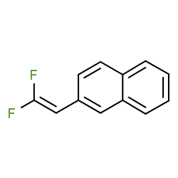 ChemSpider 2D Image | 2-(2,2-Difluorovinyl)naphthalene | C12H8F2