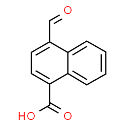 ChemSpider 2D Image | 4-Formyl-1-naphthoic acid | C12H8O3