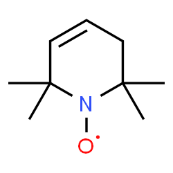 ChemSpider 2D Image | (2,2,6,6-Tetramethyl-3,6-dihydro-1(2H)-pyridinyl)oxidanyl | C9H16NO